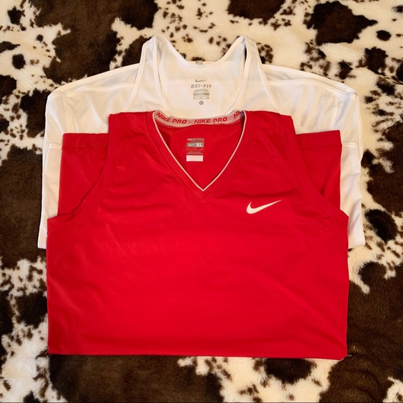 Nike Tops - Nike dri-fit tanks XL lot of 2